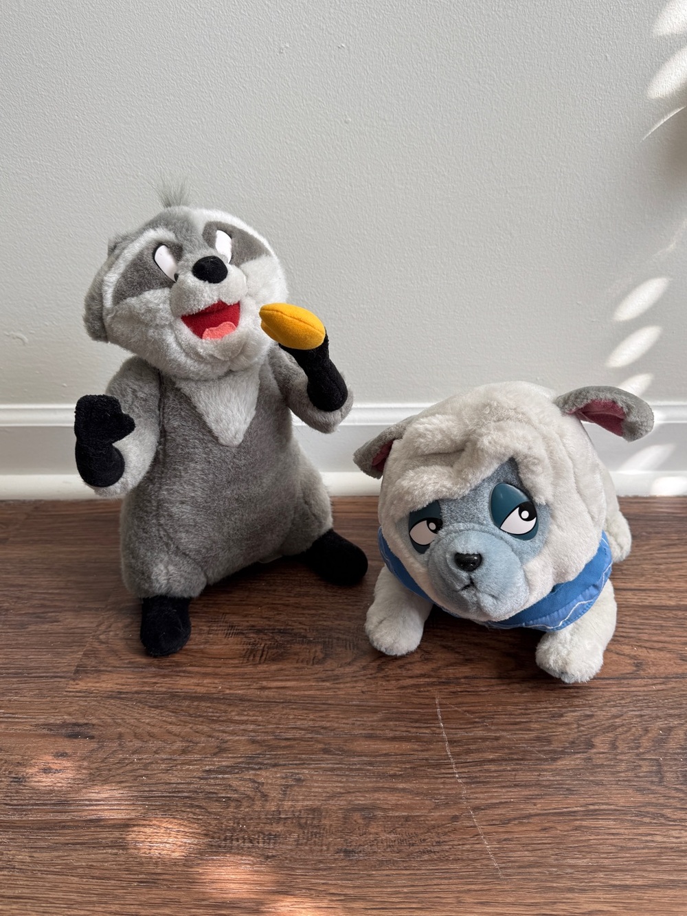1990s Disneyland Parks Pocahontas Percy the Pug Meeko The Raccoon Plush Stuffed